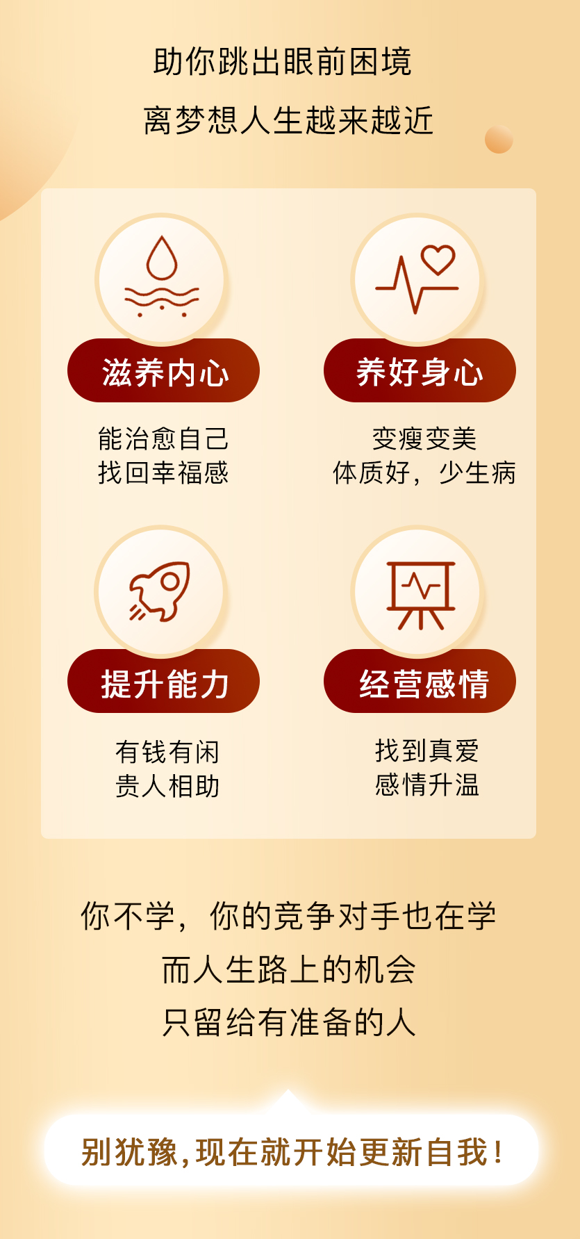 读懂70本书，财商、能力、处世、内心、健康、感情，6维更新自我，助你跳出眼前困境