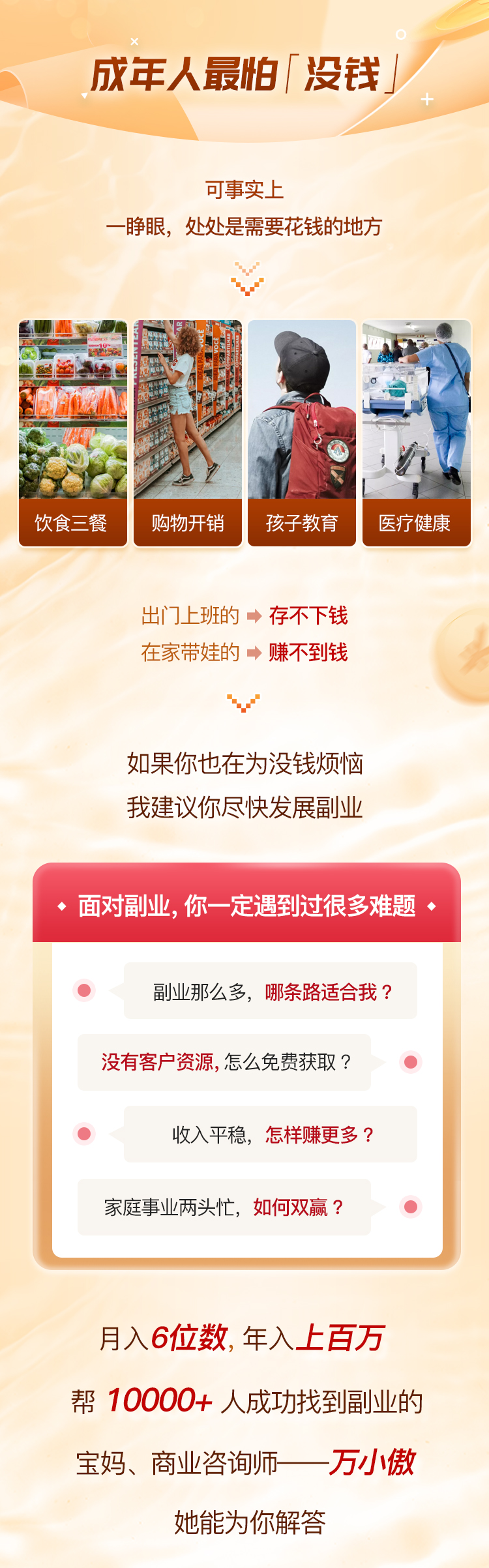 低成本、高收入，打造躺赚副业5步法，找到适合你的副业门路，在家躺赚！