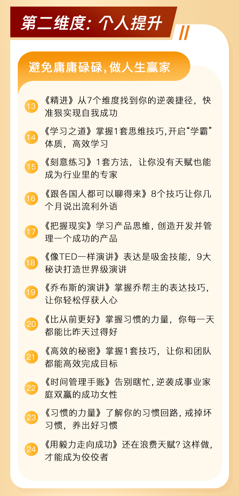 读懂70本书，财商、能力、处世、内心、健康、感情，6维更新自我，助你跳出眼前困境