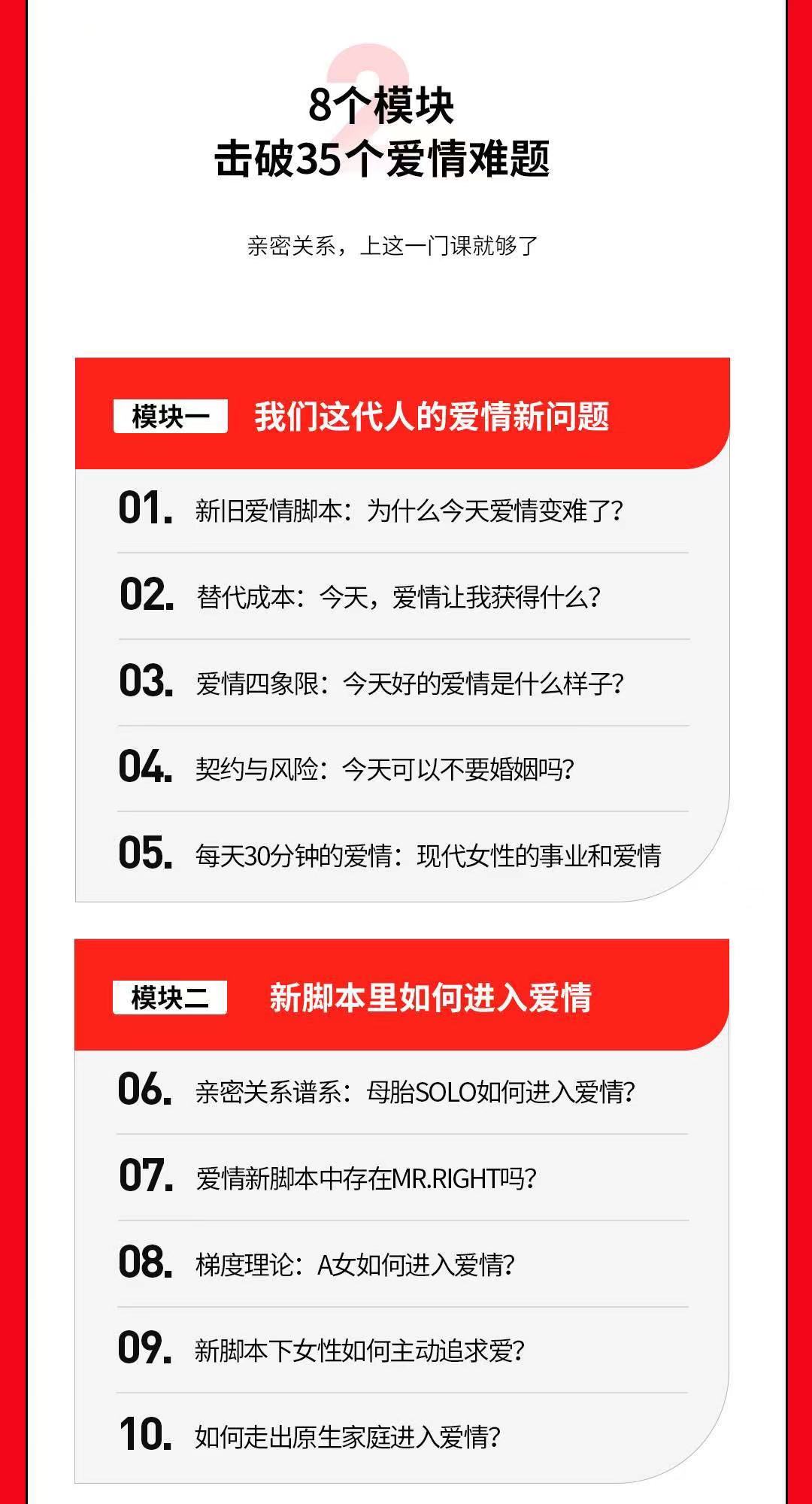 沈奕菲的爱情思维课（视频课）