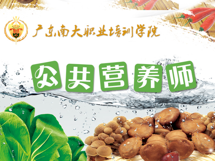 公共营养师水平等级证书考试课程